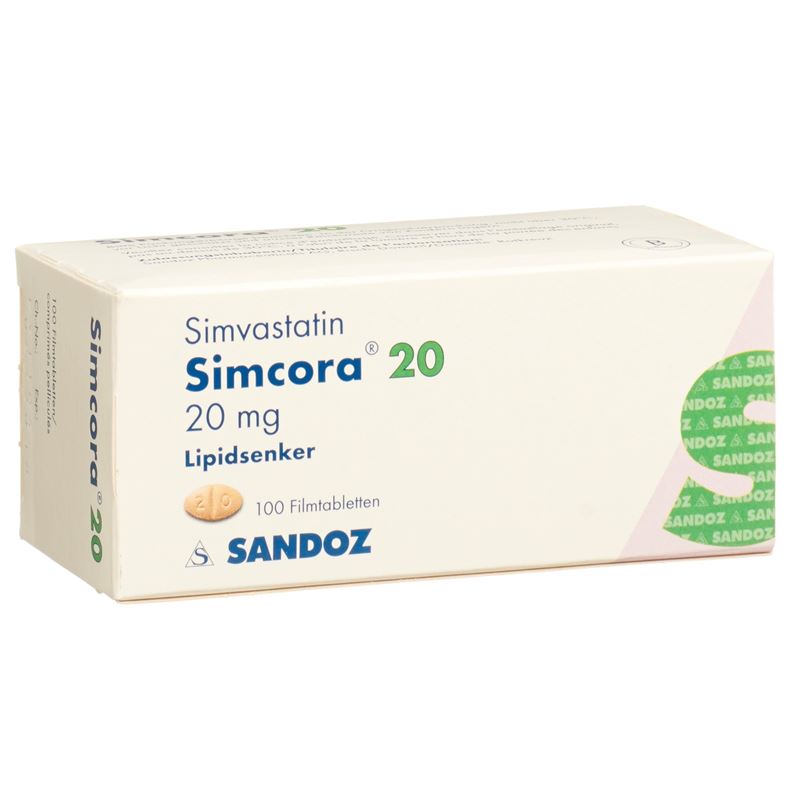 SIMCORA Filmtabl 20 mg 100 Stk