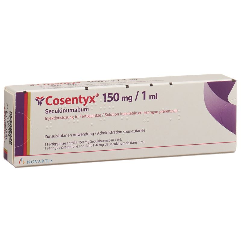 COSENTYX Inj Lös 150 mg/1ml Fertspr