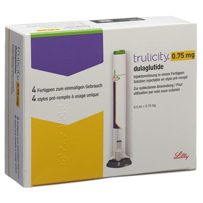 TRULICITY Inj Lös 0.75 mg/0.5ml Fertpen 4 Stk