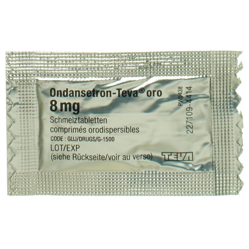 ONDANSETRON Teva oro Schmelztabl 8 mg Btl 6 Stk - CONTENTFRONT