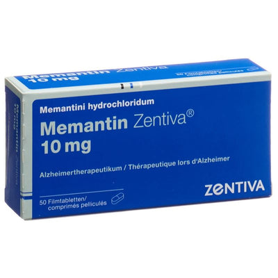 MEMANTIN Zentiva Filmtabl 10 mg 50 Stk