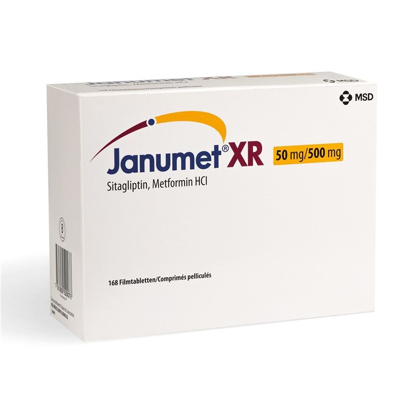 JANUMET XR Ret Filmtabl 50/500 mg 3 Fl 56 Stk