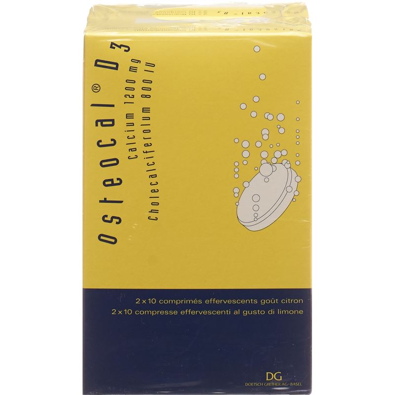OSTEOCAL D3 Brausetabl 1200/800 40 Stk - PICBACKTOP