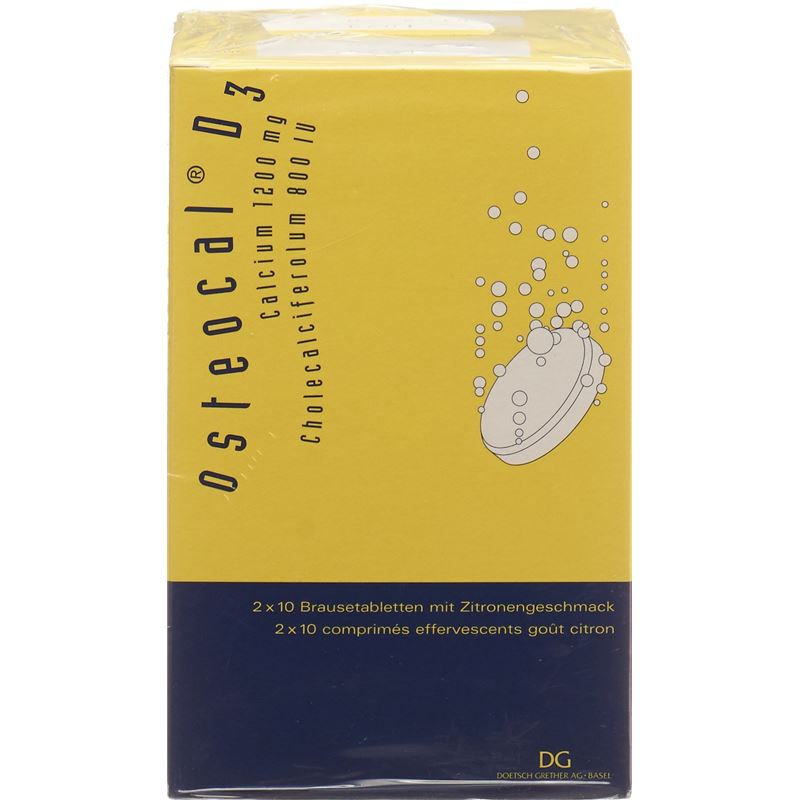 OSTEOCAL D3 Brausetabl 1200/800 40 Stk - PICFRONTTOP