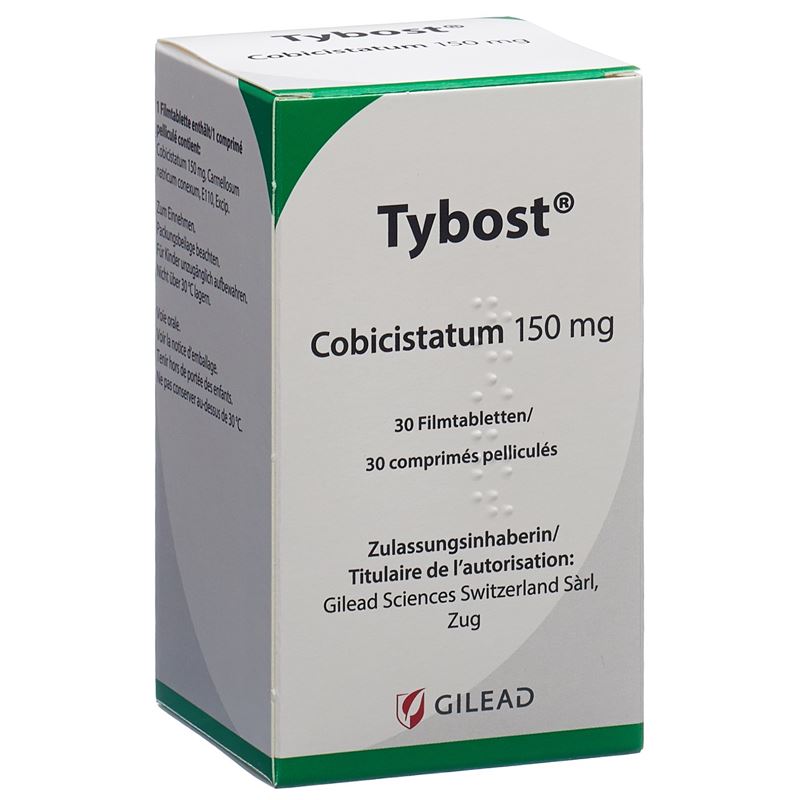 TYBOST Filmtabl 150 mg Ds 30 Stk