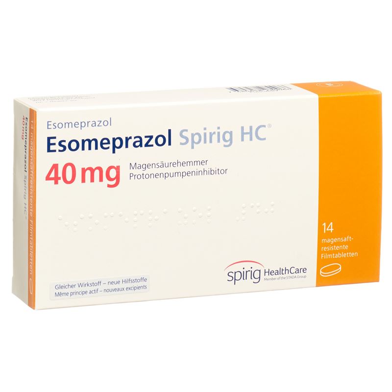 ESOMEPRAZOL Spirig HC Tabl 40 mg 14 Stk