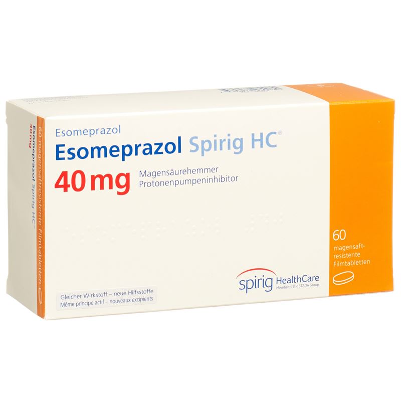 ESOMEPRAZOL Spirig HC Tabl 40 mg 60 Stk