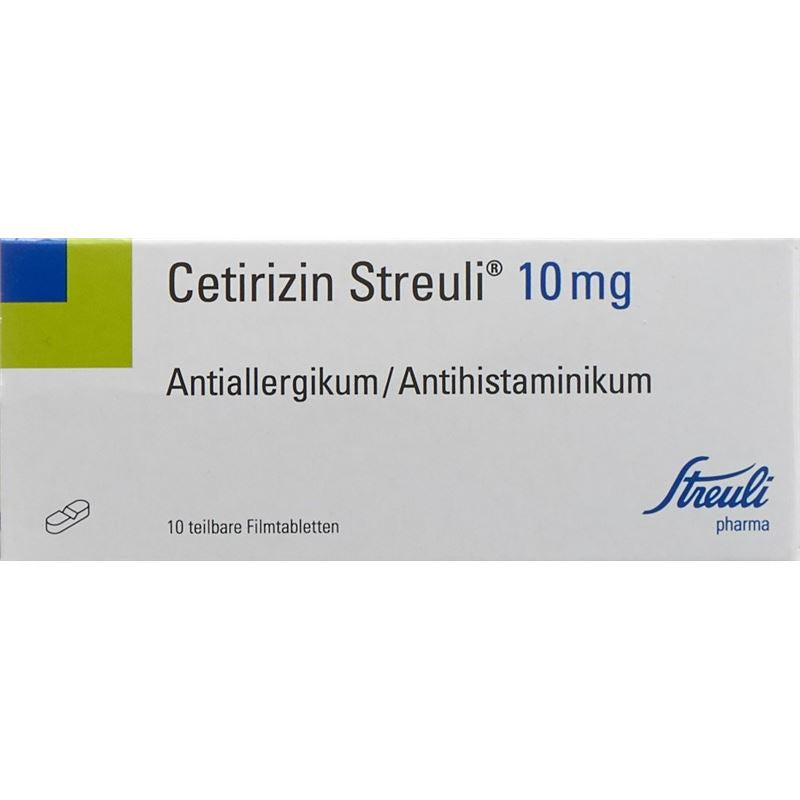CETIRIZIN Streuli Filmtabl 10 mg 10 Stk - PICFRONT