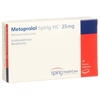 METOPROLOL Spirig HC Ret Filmtabl 25 mg 30 Stk