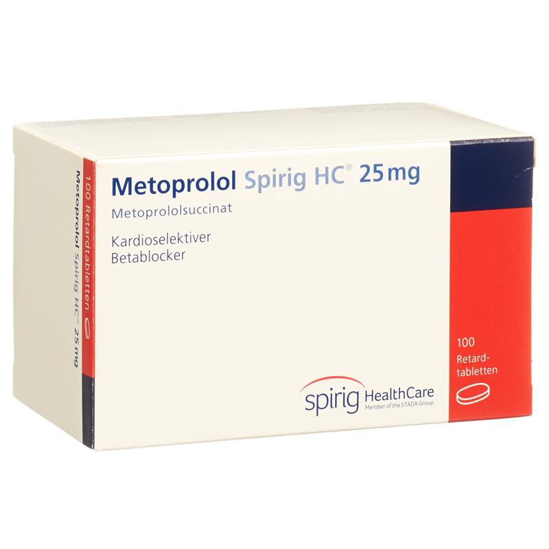 METOPROLOL Spirig HC Ret Filmtabl 25 mg 100 Stk