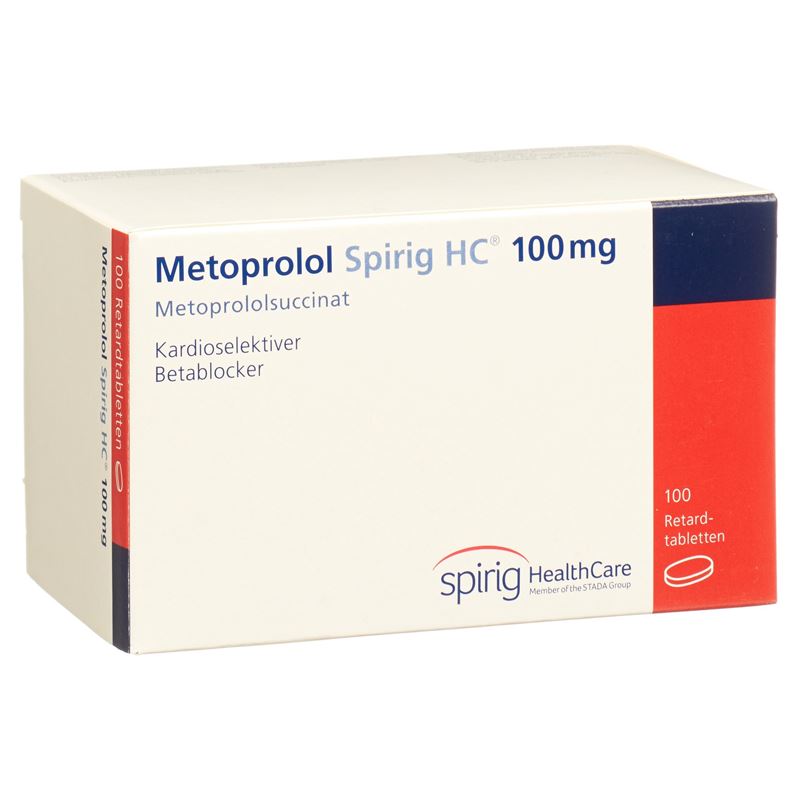 METOPROLOL Spirig HC Ret Filmtabl 100 mg 100 Stk