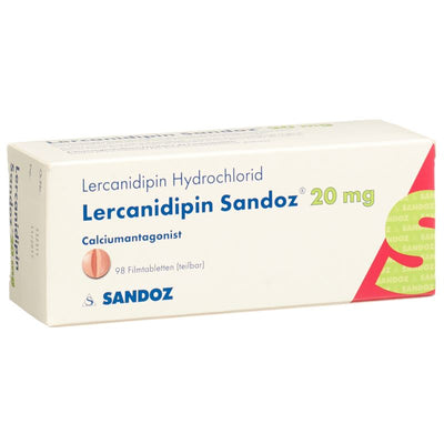 LERCANIDIPIN Sandoz Filmtabl 20 mg 98 Stk