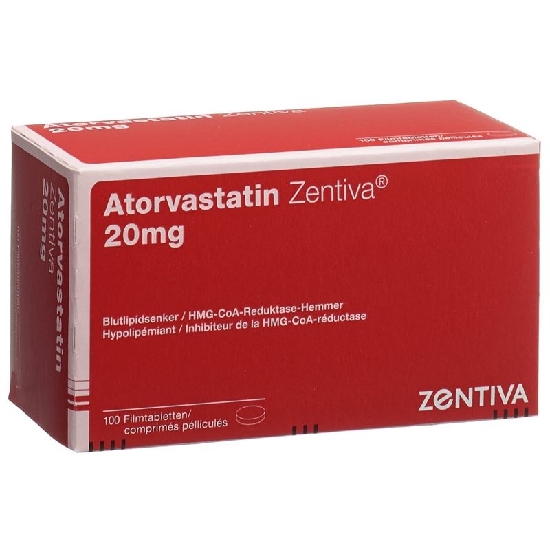 ATORVASTATIN Zentiva Filmtabl 20 mg 100 Stk