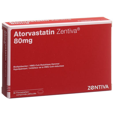 ATORVASTATIN Zentiva Filmtabl 80 mg 30 Stk