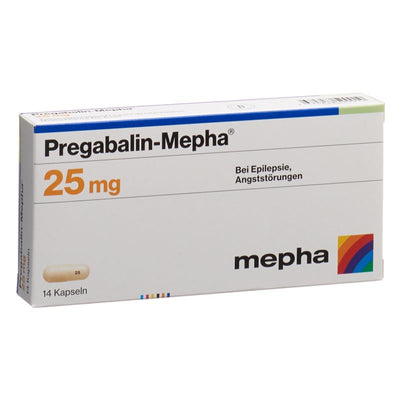 PREGABALIN Mepha Kaps 25 mg 14 Stk