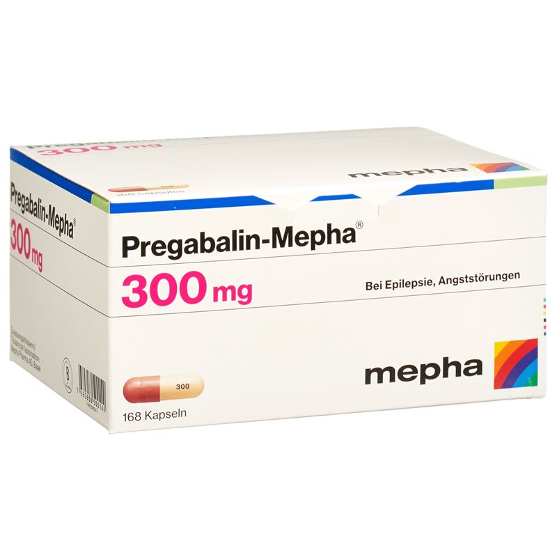 PREGABALIN Mepha Kaps 300 mg 168 Stk