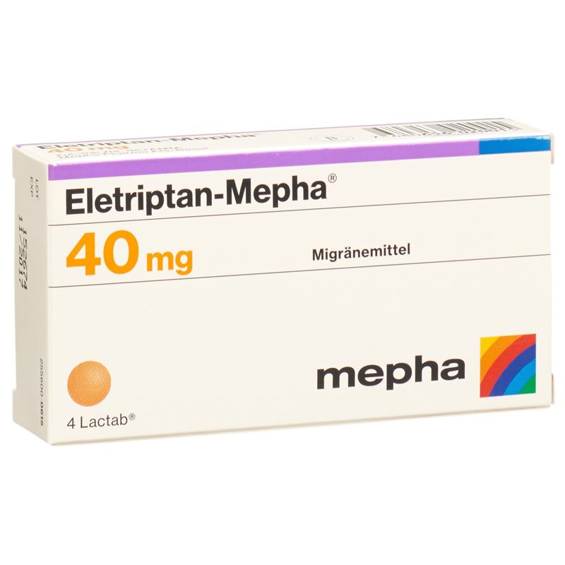 ELETRIPTAN Mepha Filmtabl 40 mg 4 Stk