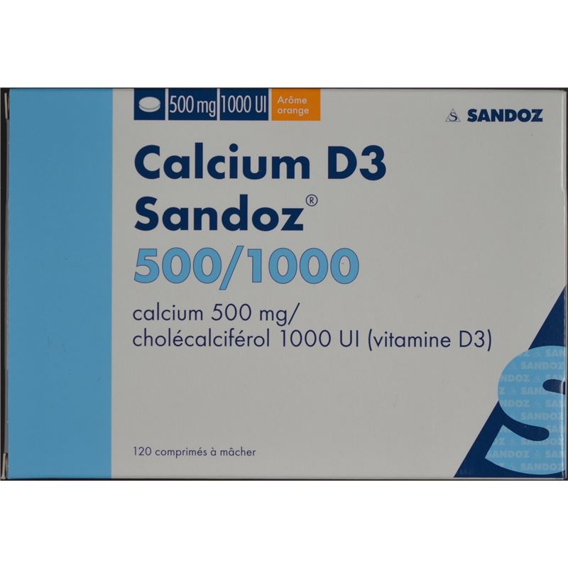 CALCIUM D3 Sandoz Kautabl 500/1000 120 Stk - PICBACK