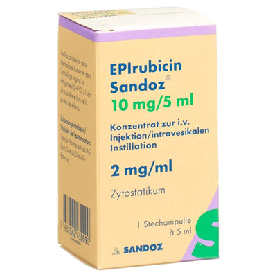 EPIRUBICIN Sandoz 10 mg/5ml Durchstf 5 ml