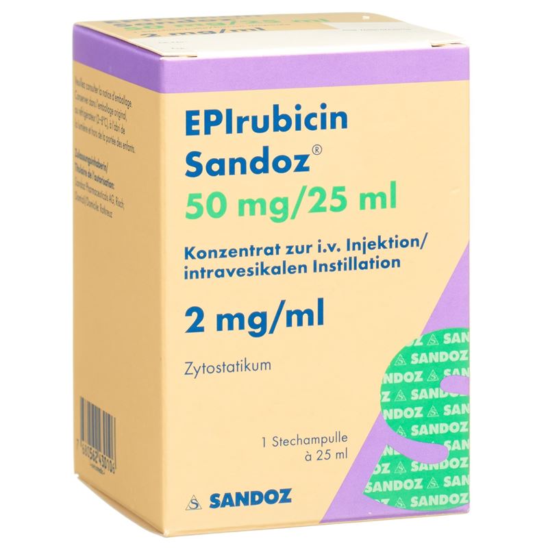 EPIRUBICIN Sandoz 50 mg/25ml Durchstf 25 ml