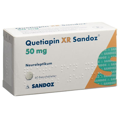 QUETIAPIN XR Sandoz Ret Tabl 50 mg 60 Stk