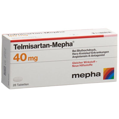 TELMISARTAN Mepha Tabl 40 mg 28 Stk