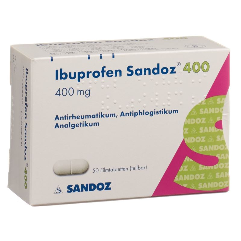 IBUPROFEN Sandoz Filmtabl 400 mg 50 Stk