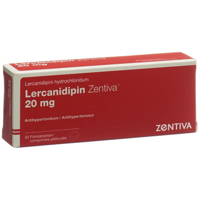 LERCANIDIPIN Zentiva Filmtabl 20 mg 30 Stk