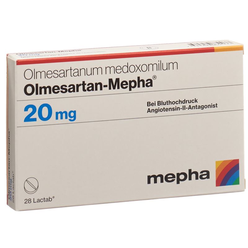 OLMESARTAN Mepha Filmtabl 20 mg 28 Stk