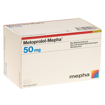 METOPROLOL Mepha Depotabs 50 mg 100 Stk