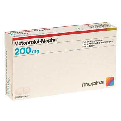 METOPROLOL Mepha Depotabs 200 mg 30 Stk