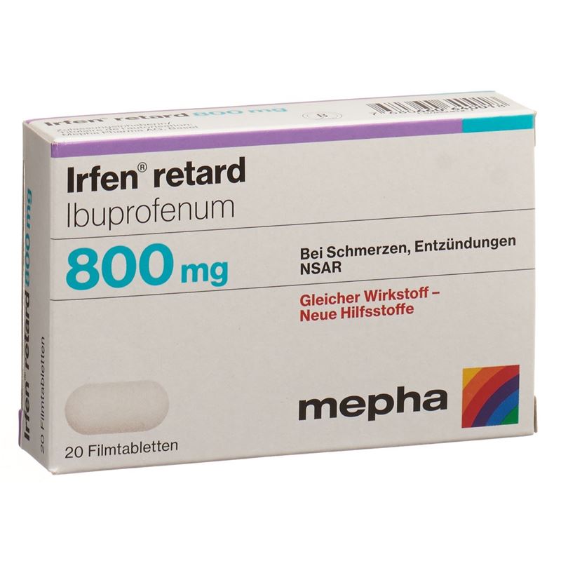 IRFEN retard Ret Filmtabl 800 mg 20 Stk