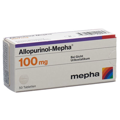 ALLOPURINOL Mepha Tabl 100 mg 50 Stk