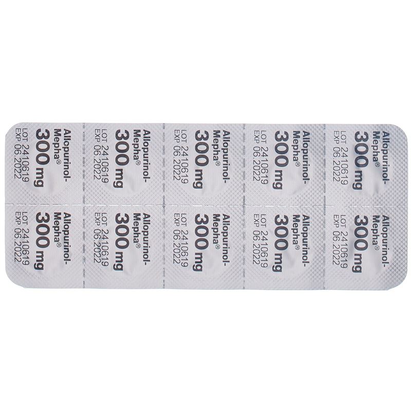 ALLOPURINOL Mepha Tabl 300 mg 30 Stk - CONTENTBACK