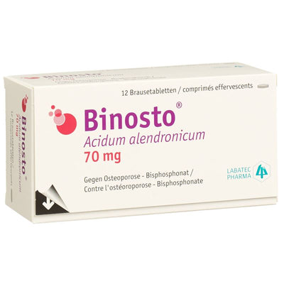 BINOSTO Brausetabl 70 mg Btl 12 Stk