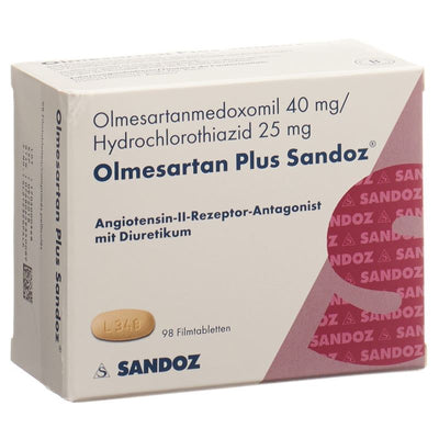 OLMESARTAN PLUS Sandoz Filmtabl 40/25mg 98 Stk