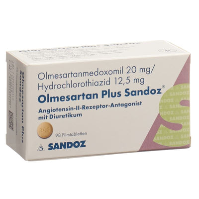 OLMESARTAN PLUS Sandoz Filmtabl 20/12.5mg 98 Stk