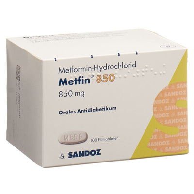 METFIN Filmtabl 850 mg 100 Stk