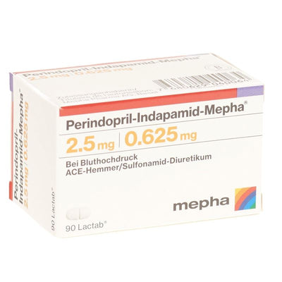 PERINDOPRIL Indapamid-Mepha 2.5/0.625mg Ds 90 Stk