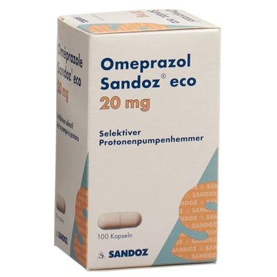 OMEPRAZOL Sandoz eco Kaps 20 mg Ds 100 Stk