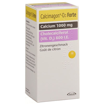 CALCIMAGON D3 Forte Kautabl Zitrone Ds 90 Stk