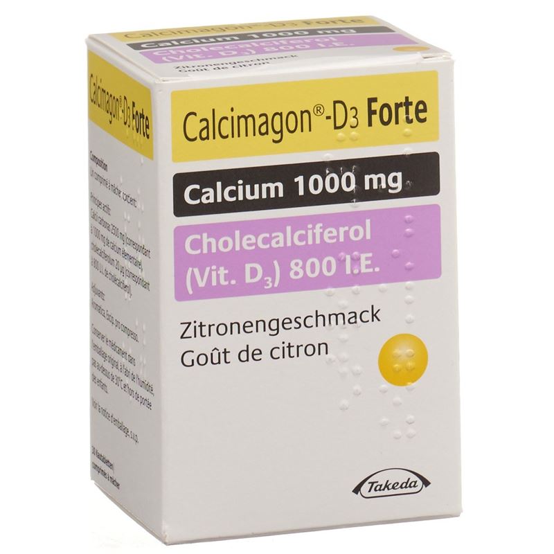 CALCIMAGON D3 Forte Kautabl Zitrone Ds 30 Stk