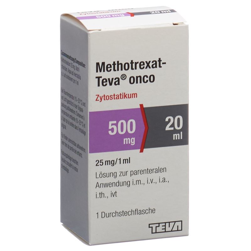 METHOTREXAT Teva onco 500 mg/20ml Durchstf 20 ml