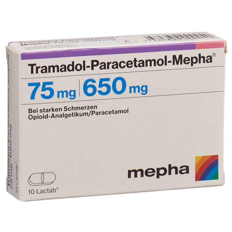 TRAMADOL-PARACETAMOL Mepha 75/650 mg 10 Stk