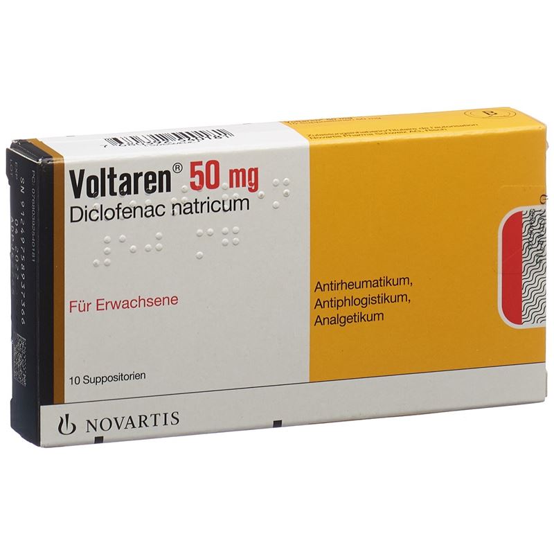 VOLTAREN Supp 50 mg Erw 10 Stk