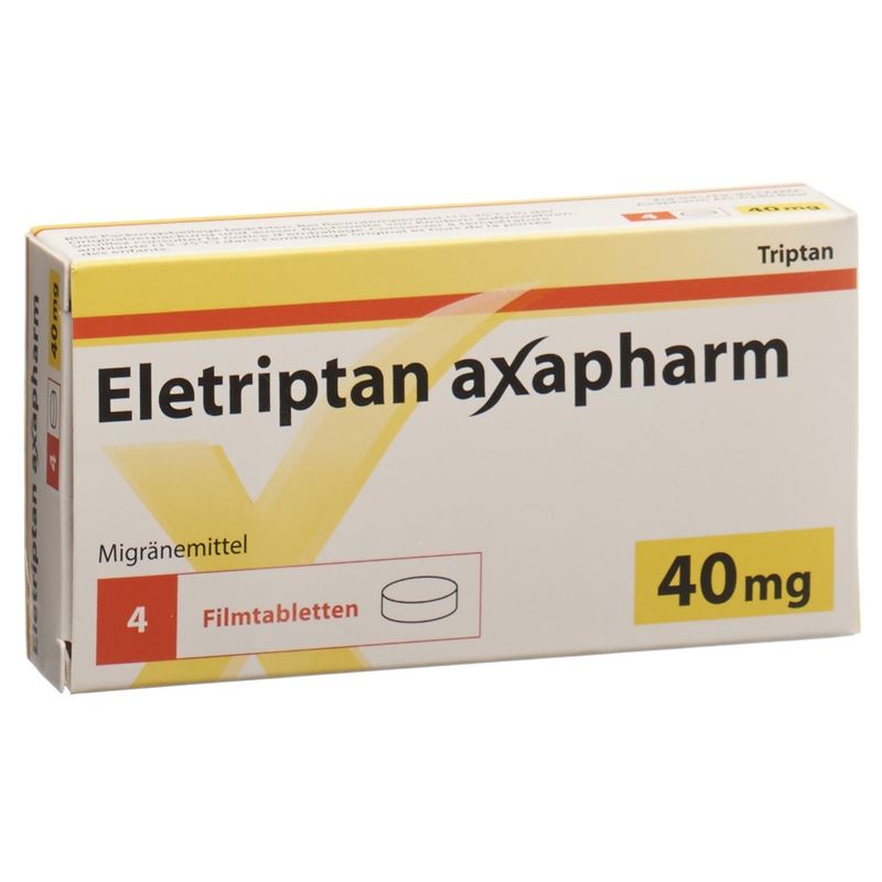 ELETRIPTAN Axapharm Filmtabl 40 mg 4 Stk