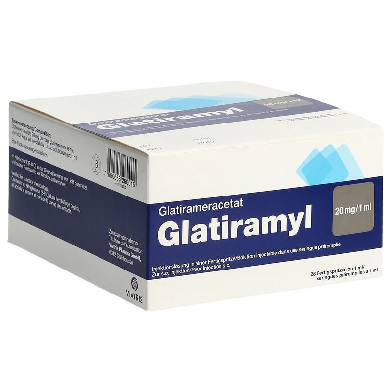 GLATIRAMYL Inj Lös 20 mg/ml 28 Fertspr 1 ml