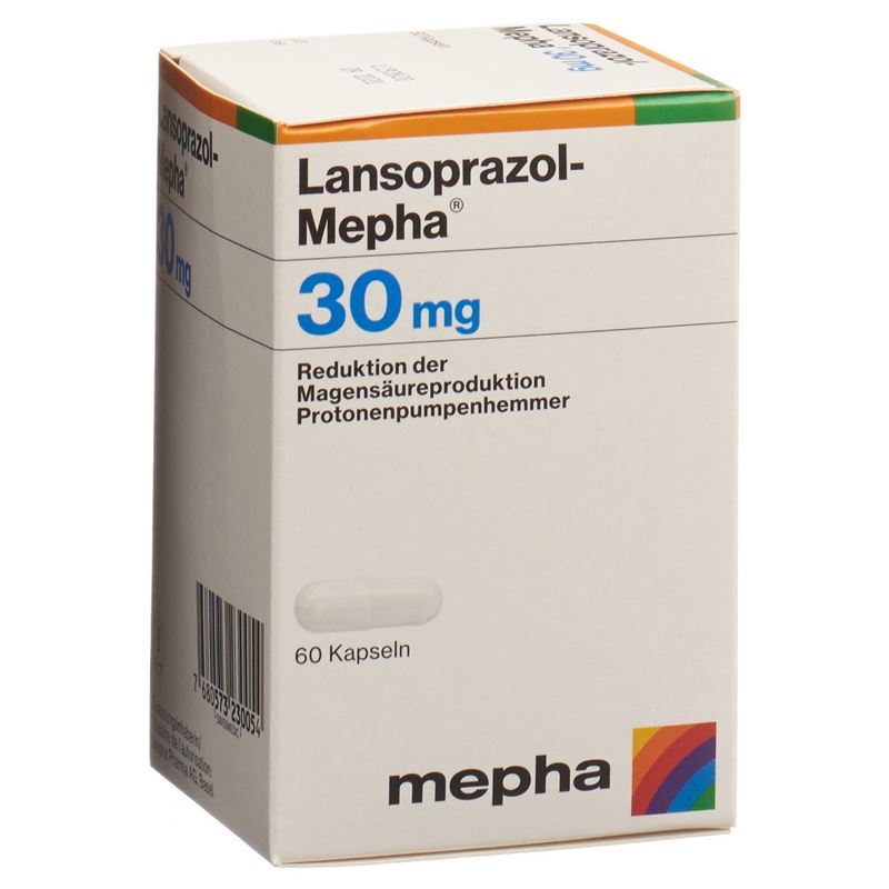 LANSOPRAZOL Mepha Kaps 30 mg Ds 60 Stk