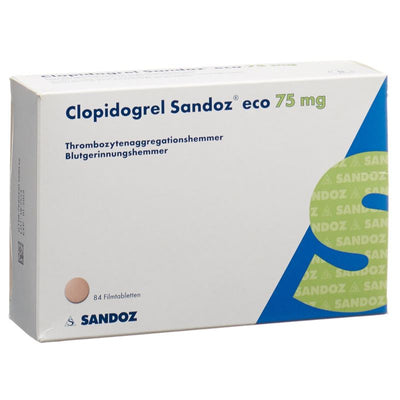 CLOPIDOGREL Sandoz eco Filmtabl 75 mg 84 Stk