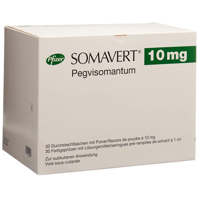 SOMAVERT Trockensub 10 mg c Solv (Fertspr) 30 Stk